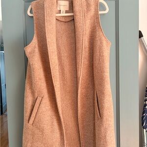 Cynthia Rowley Beige Textured Vest